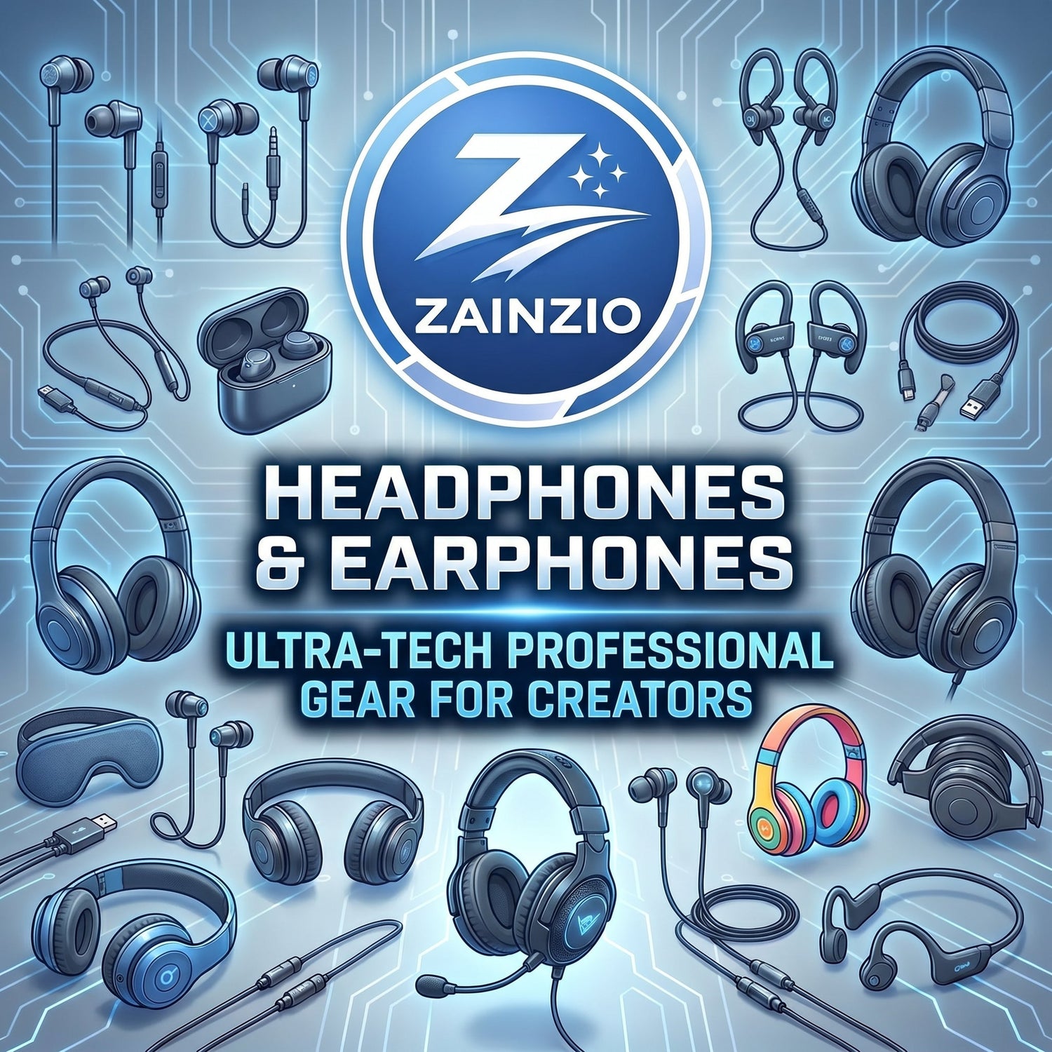 Hear everything the way it was meant to sound with Zainzio's Headphones &amp; Earphones collection — your complete destination for personal audio, covering every listening style, activity, and budget.