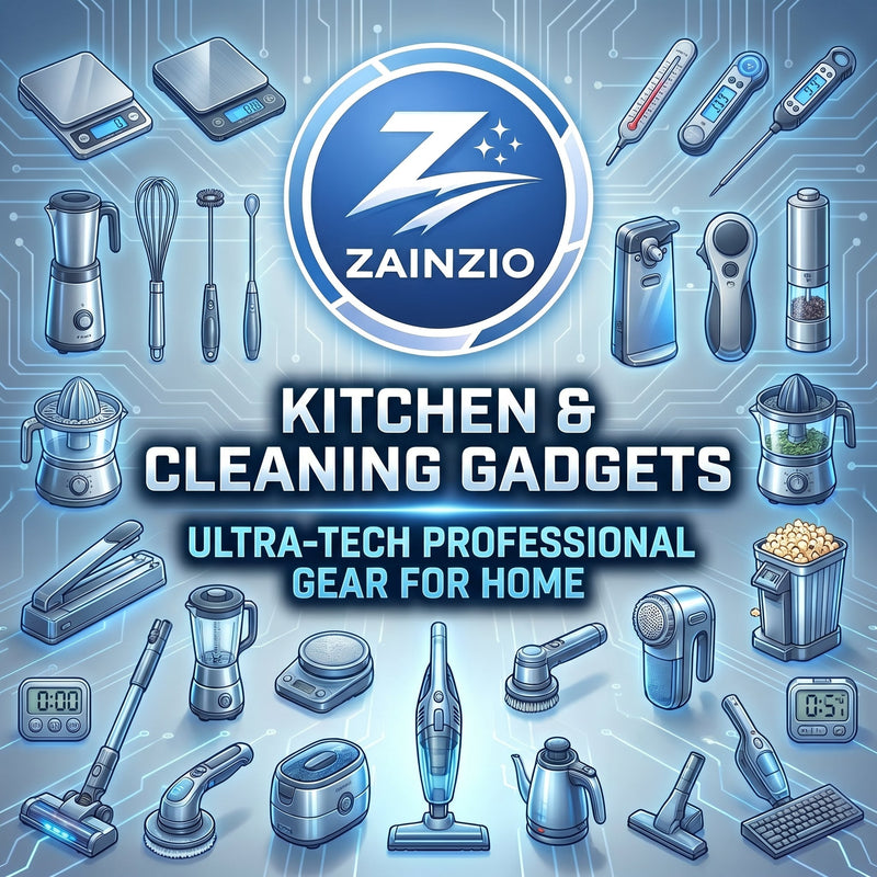 Cook smarter, clean faster, and take back your time with Zainzio's Kitchen &amp; Cleaning Gadgets collection — a comprehensive lineup of affordable electric gadgets that handle the everyday tasks of cooking, food prep.