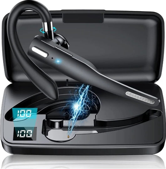 Trucker Bluetooth Headset, Noise Cancelling Earpiece, Zainzio Audio, Driving Bluetooth Mic, Long Battery Headset, Business Wireless Earpiece, Dual Mic Headset