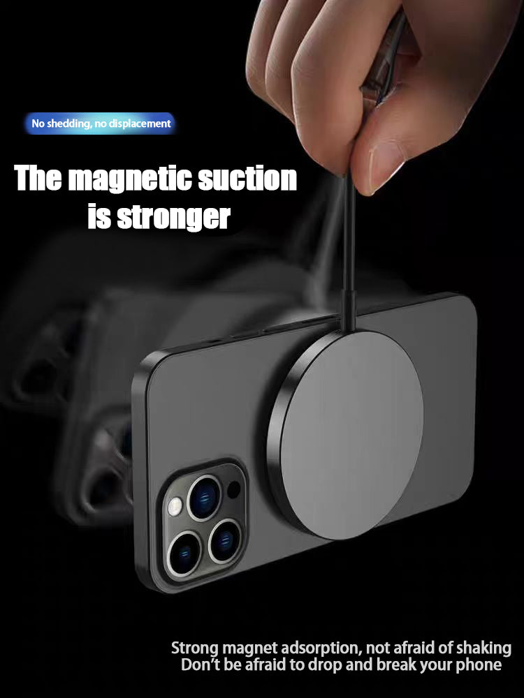 Magnetic Wireless Charger, 15W Fast Charger, Zainzio Wireless, iPhone Magnetic Charging, Ultra Thin Charger, Qi Fast Charging Pad, Snap On Phone Charger