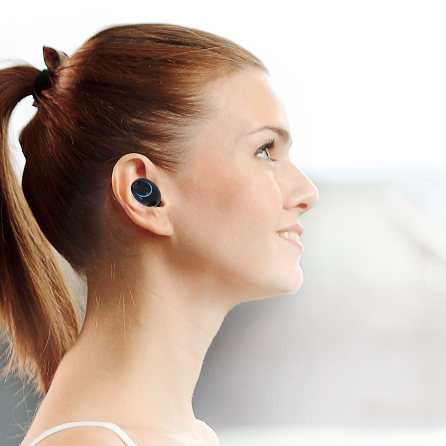 TWS Wireless Earbuds, Bluetooth Stereo Headphones, Zainzio Audio, Noise Reducing Earbuds, Portable Charging Pod, Hands-free Earphones, White TWS Earbuds