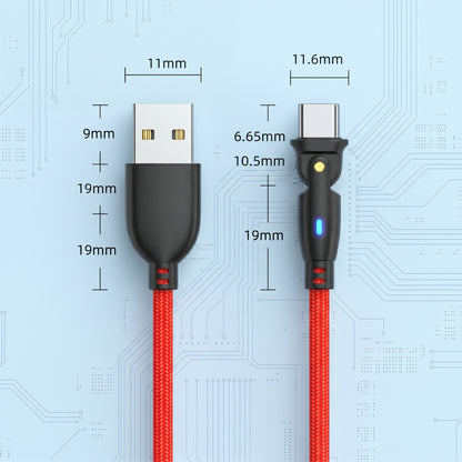 A comparison image shows a USB-A connector and a rotating Type-C connector with their dimensions. Labels include: 11mm, 9mm, 19mm, 11.6mm, 6.65mm, 10.5mm, and 19mm.