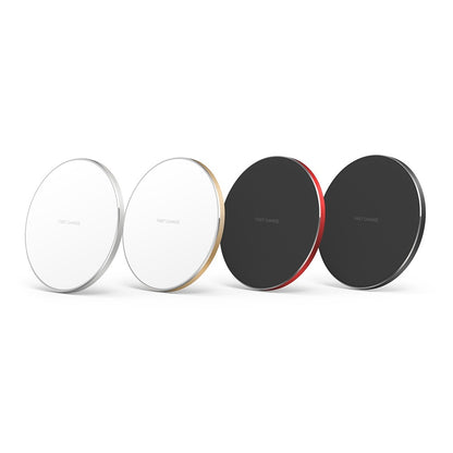 Wireless Charging Pad, Ultra Thin Charger, Zainzio Power, Aluminum Qi Charger, Fast Charging Disc, Slim Phone Charger, Type C Charging Pad